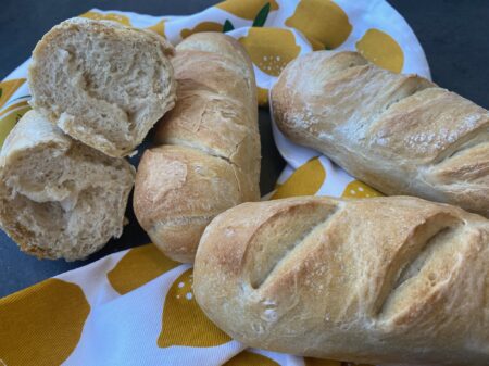 Baguettes con lievito madre